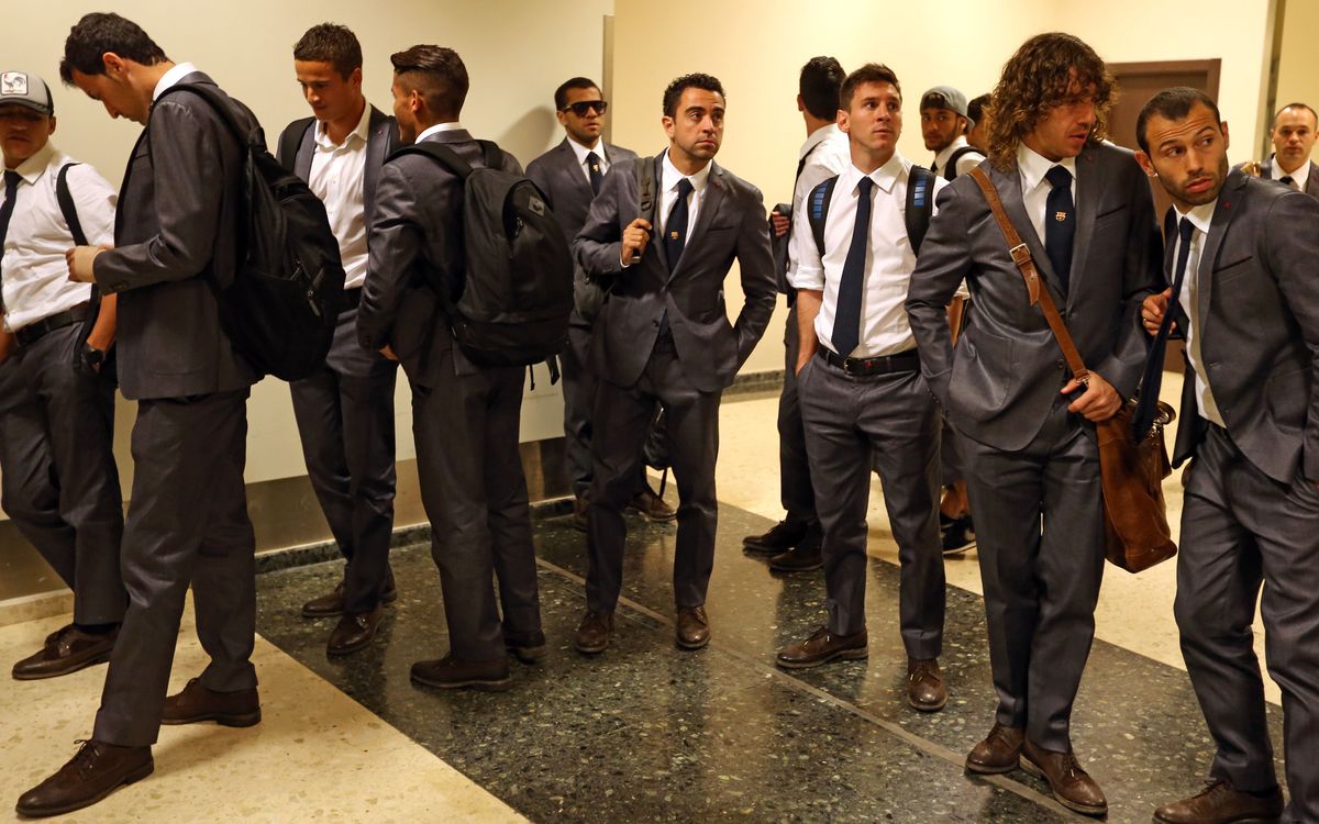 L'arribada del Barça a València