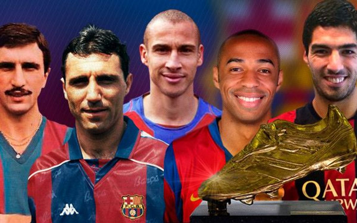 Els cinc Botes d’Or aterrats al Barça