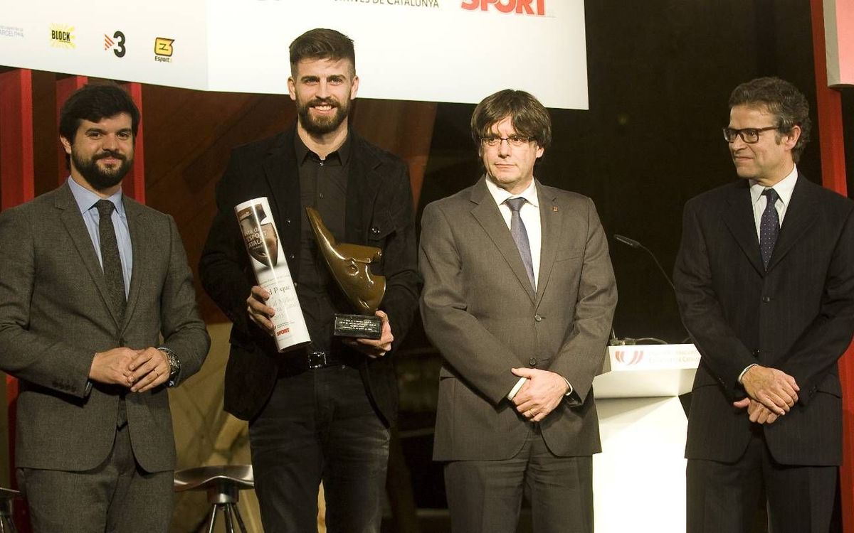 Gerard Piqué, Mejor Deportista Catalán