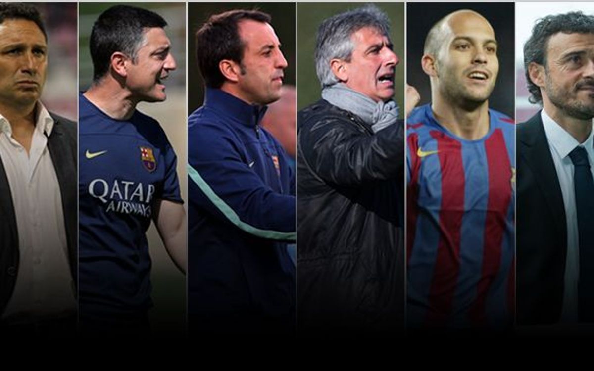 D’exjugadors a tècnics del Barça