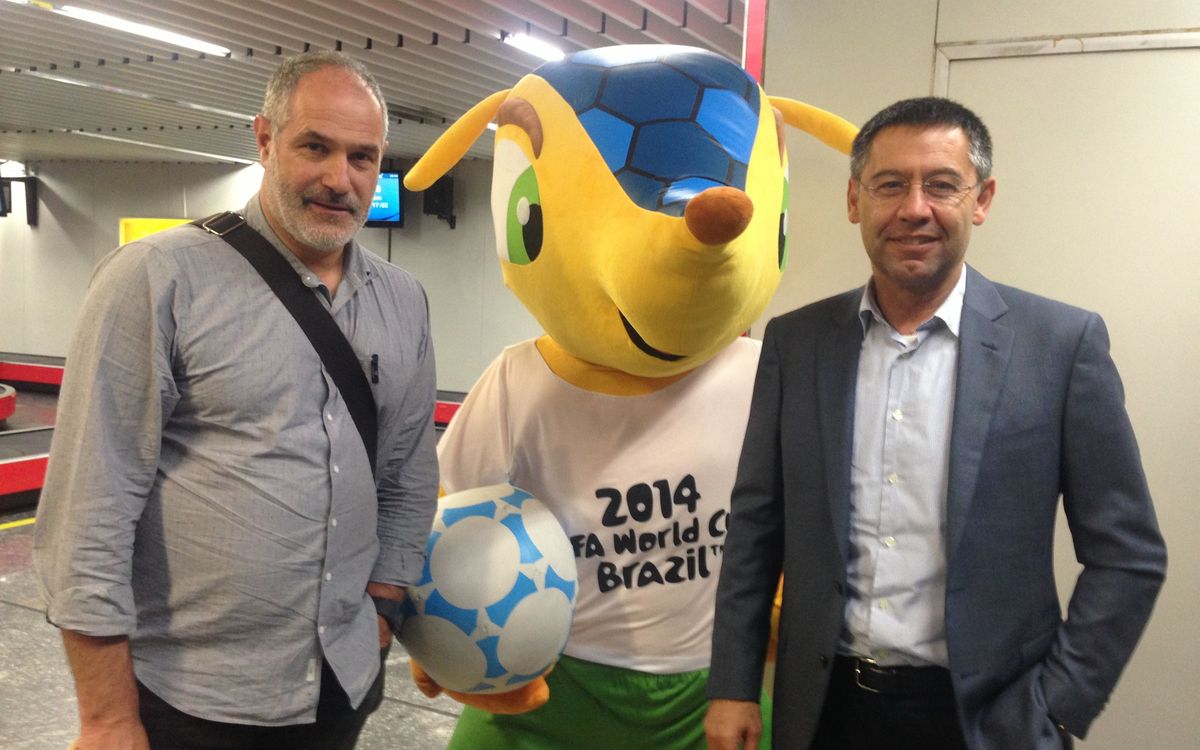 Bartomeu: “Desitjo que Messi i Mascherano guanyin el Mundial”