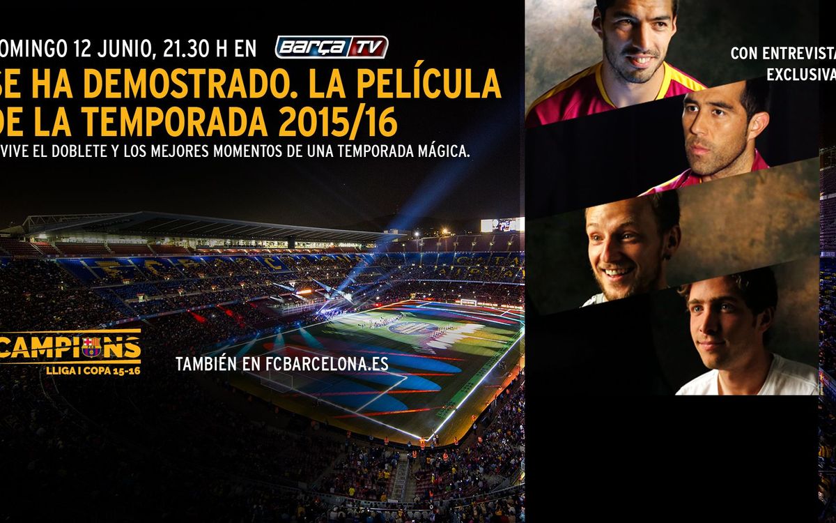 El FC Barcelona estrena '¡Se ha demostrado! La película'