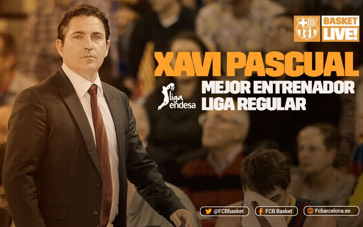 Xavi Pascual, Mejor Entrenador de la fase regular de la Liga Endesa 2015/16