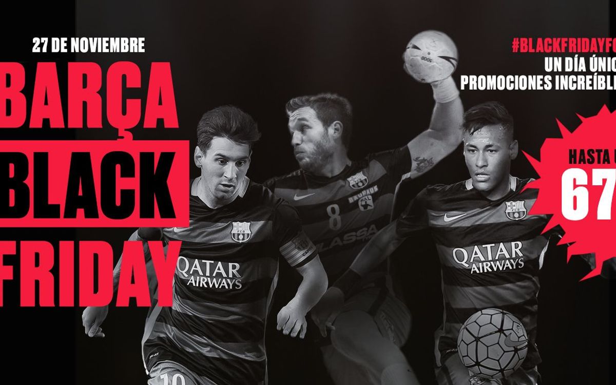 El Barça celebra el Black Friday con las mejores ofertas de la temporada