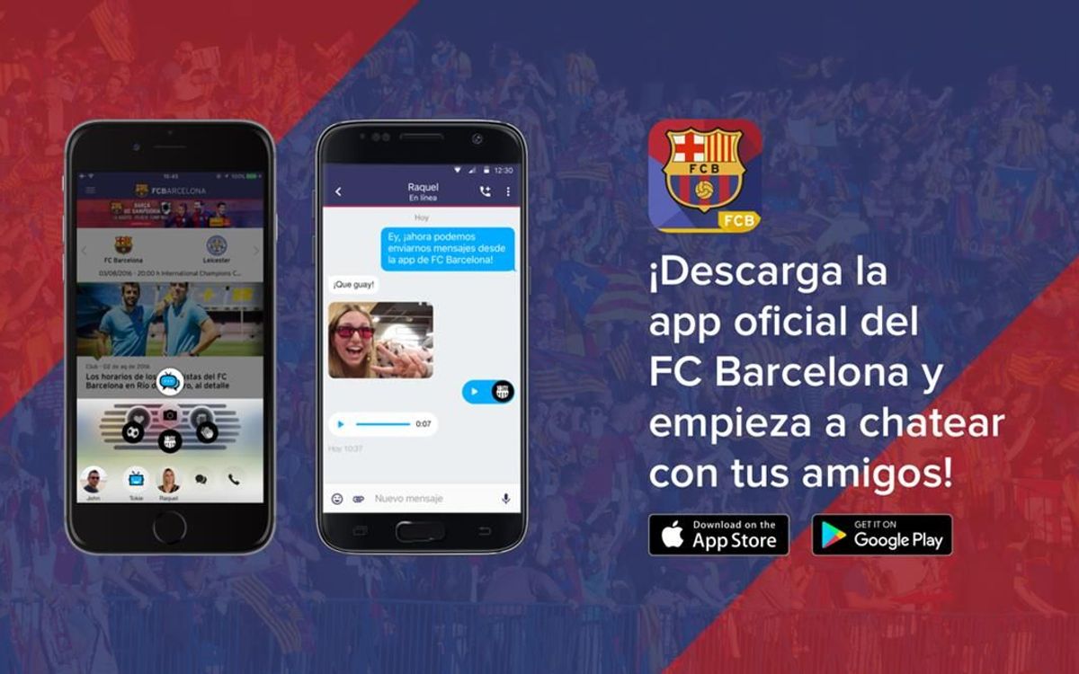 La app del FC Barcelona se actualiza con un nuevo chat