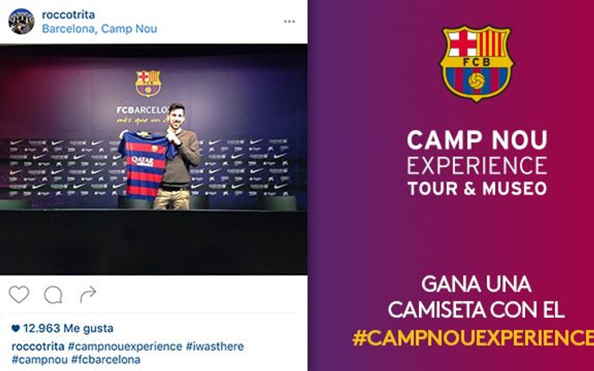 Ya se conoce el ganador del concurso 'Camp Nou Experience' del mes de marzo