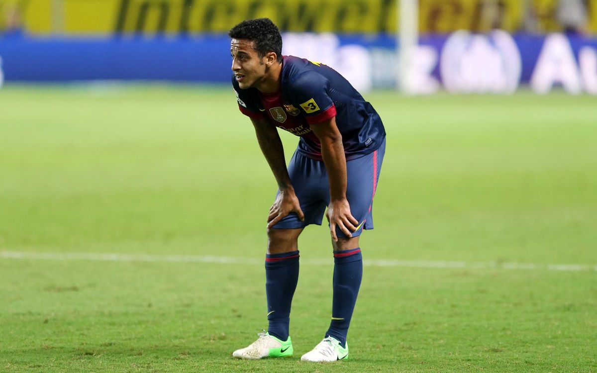 Thiago té afectat el lligament lateral intern del genoll esquerre