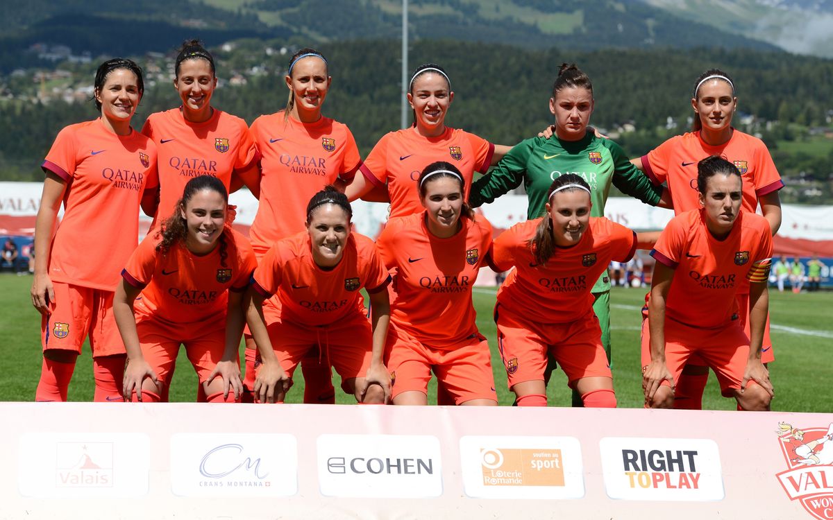 El Femenino A, tercero en la Valais Cup