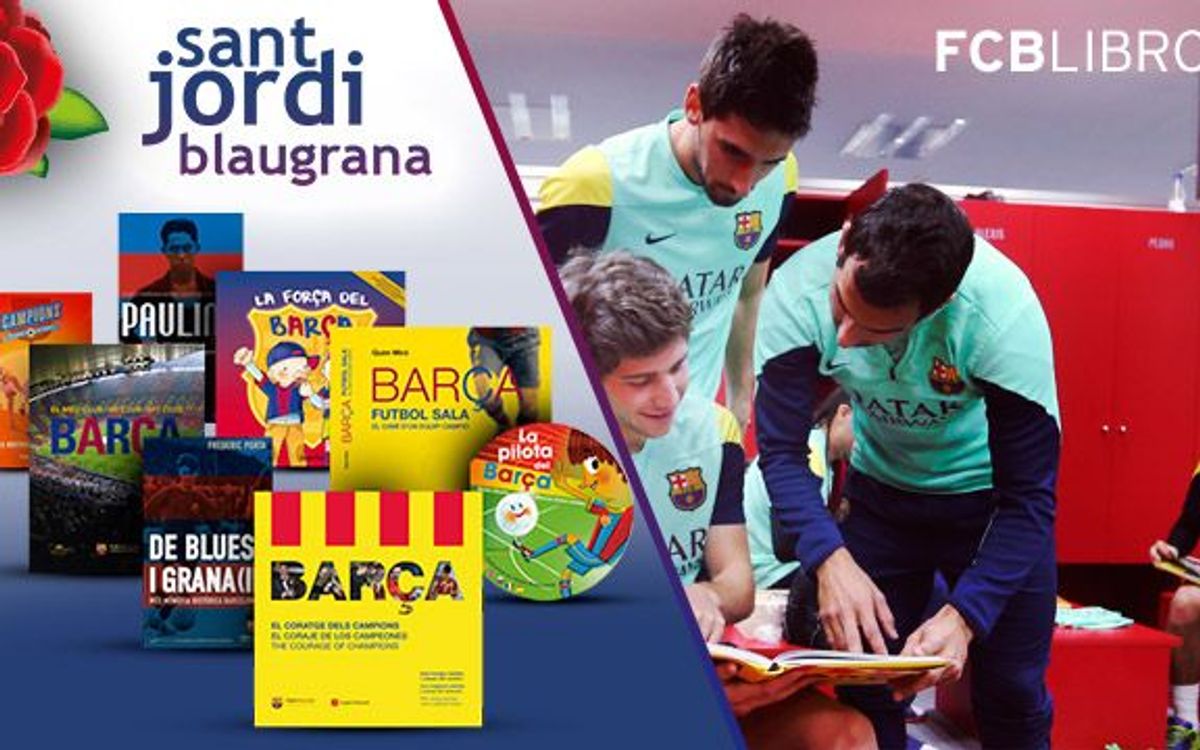 Por Sant Jordi, regala libros del Barça