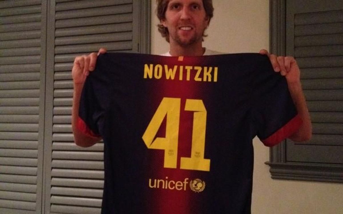 Nowitzki et convida a la cita del Palau Sant Jordi