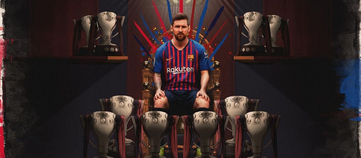 Messi becomes FC Barcelona player with the most LaLiga titles