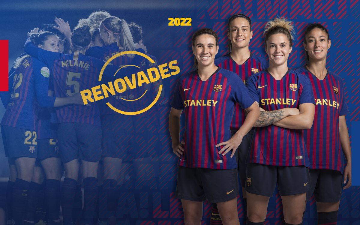 Acuerdo para la renovación del contrato de Alexia, Mariona, María León y Leila