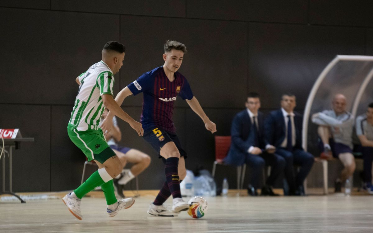 Barça Lassa B – Reial Betis Futsal: Un minut sentencia el partit (1-4)