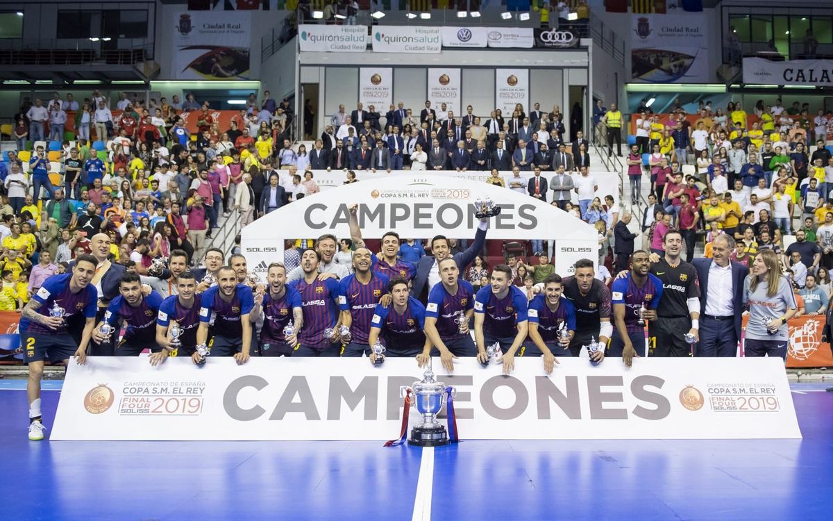Barça Lassa - Jaén: ¡Campeones de Copa! (5-2)
