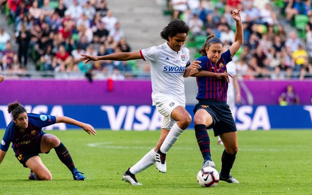 L'Olympique de Lió, rival del Barça a la final de la Champions