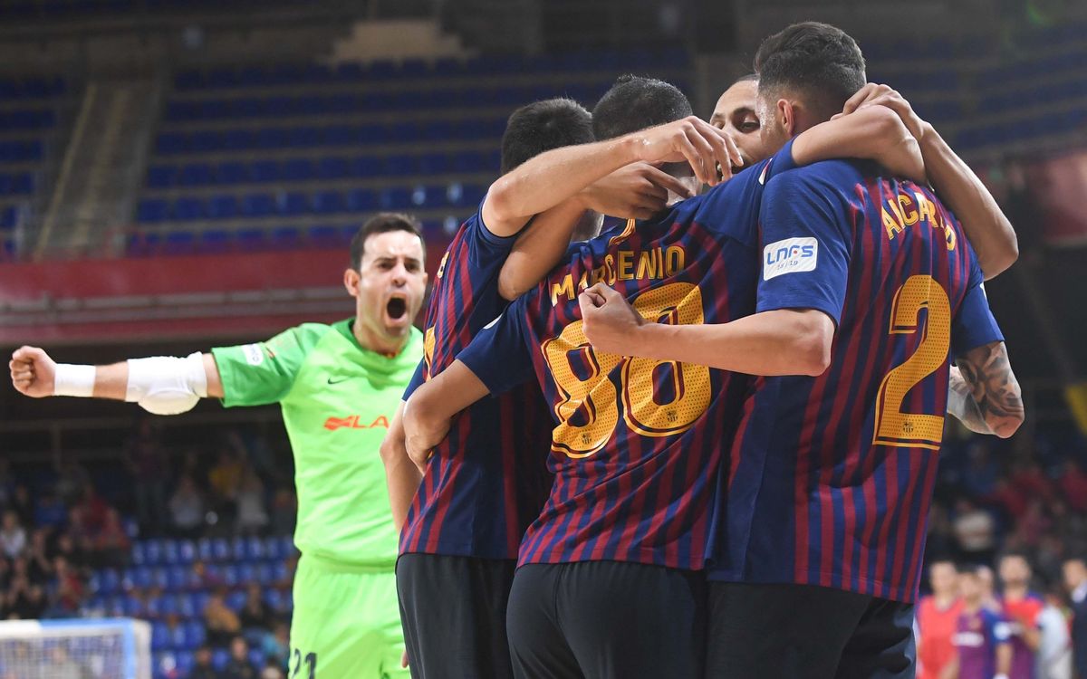 Barça Lassa - Levante: Con paso firme hacia las semifinales (5-1)