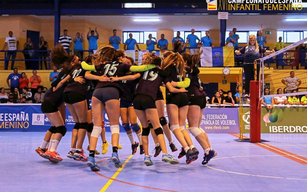 El CVB Barça infantil campeón de España
