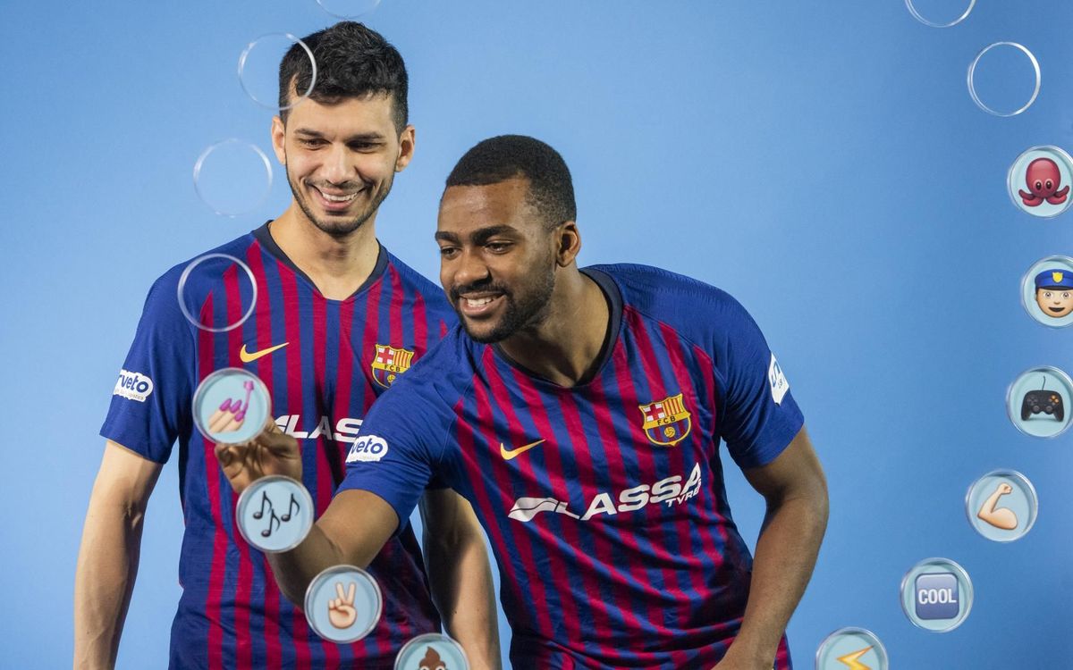 Barça Emojis: Esquerdinha y Arthur