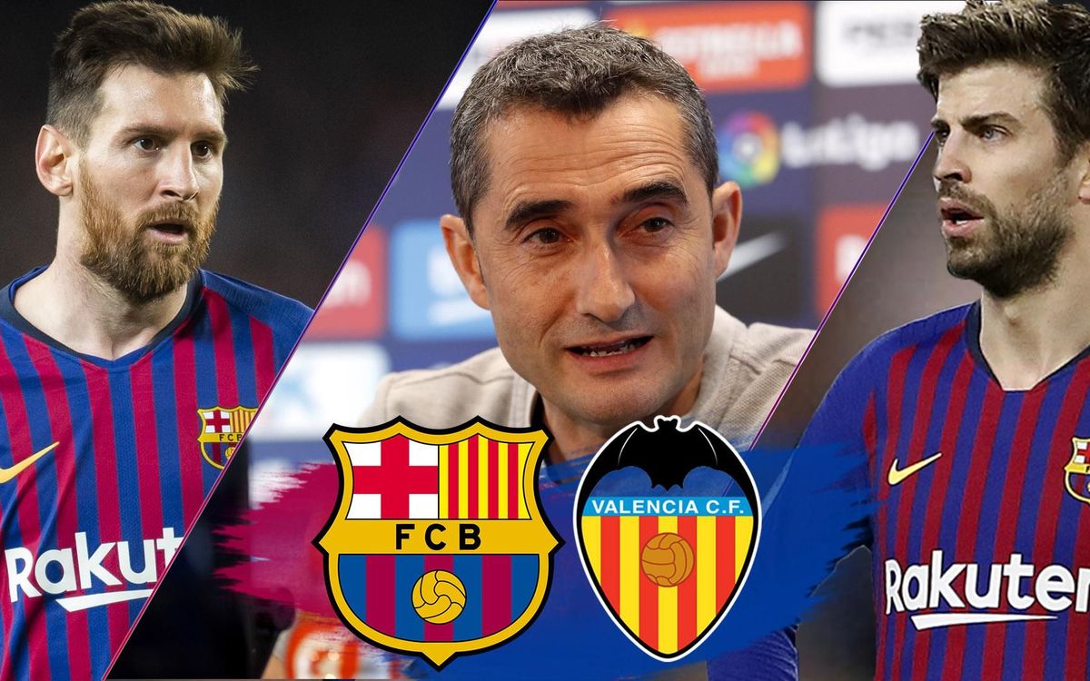 Messi, Piqué and Valverde LIVE press conferences