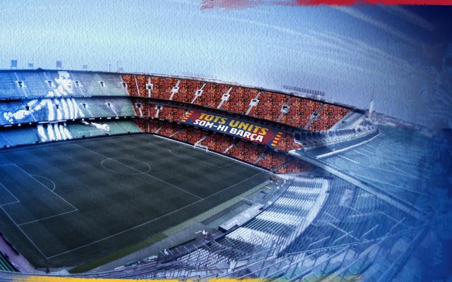 El tifo de la final de Copa
