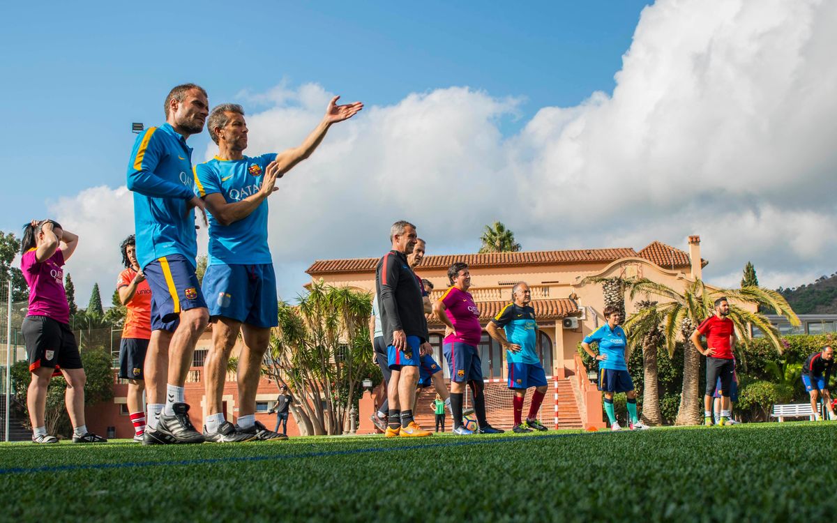 La Agrupación inicia el año con más cursos para los exjugadores del Barça