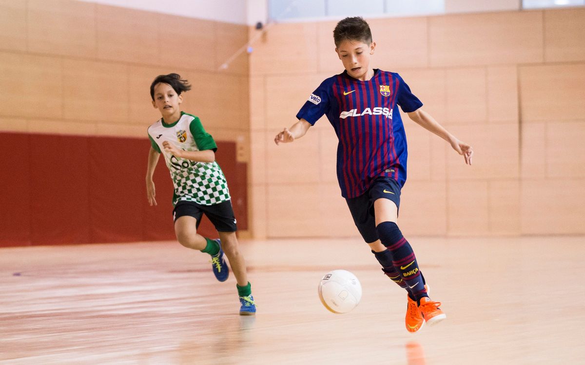 El futbol sala, nova secció de la Barça Escola per al curs 2019/20