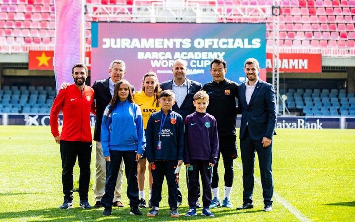 Inaugurada la Barça Academy World Cup 2019 presented by Rakuten, la más grande de la historia