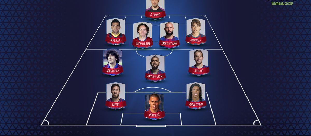 L’XI ideal de jugadors sud-americans culers pels fans