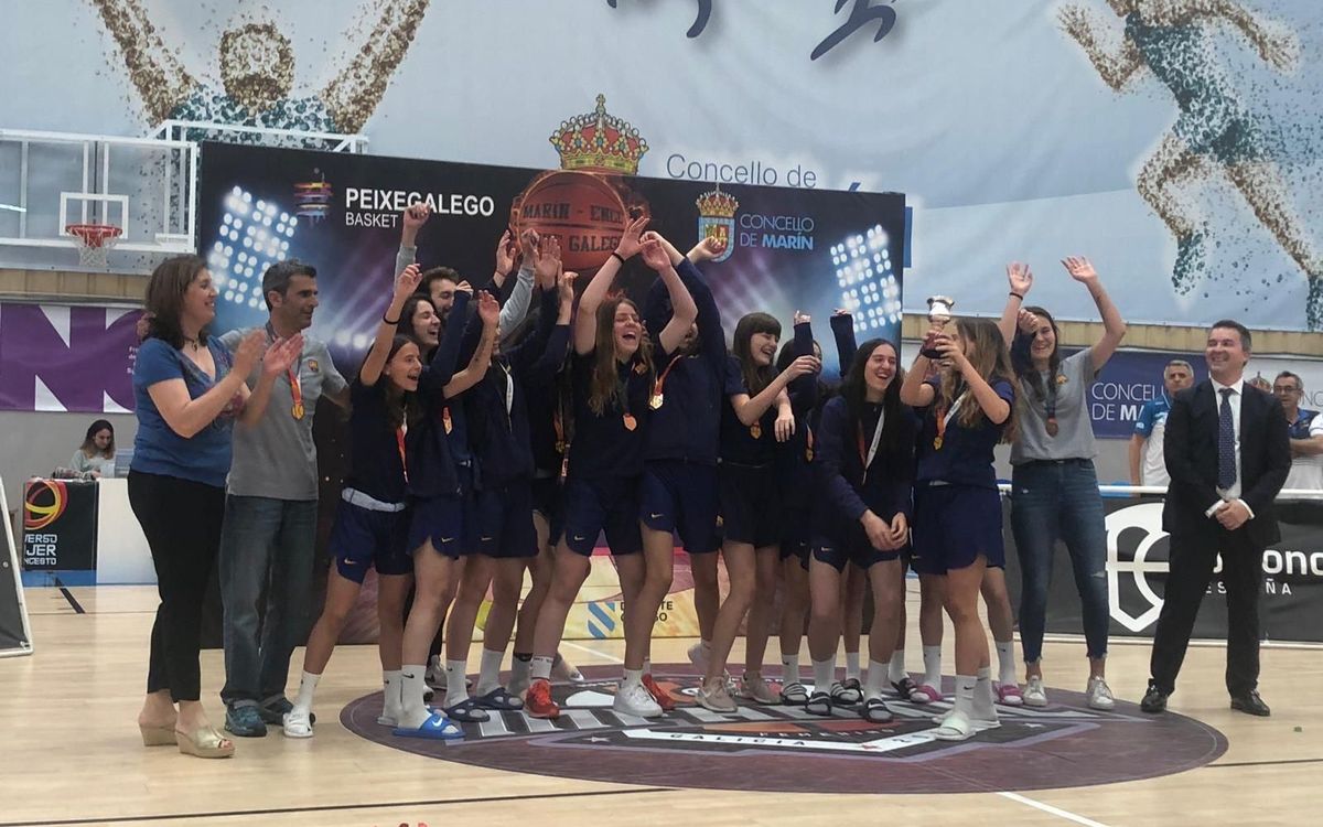 El infantil femenino, bronce en el campeonato de España