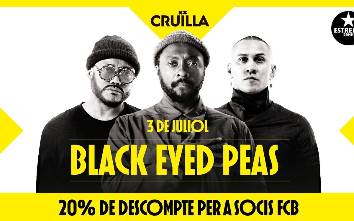 Descompte pel concert de Black Eyed Peas