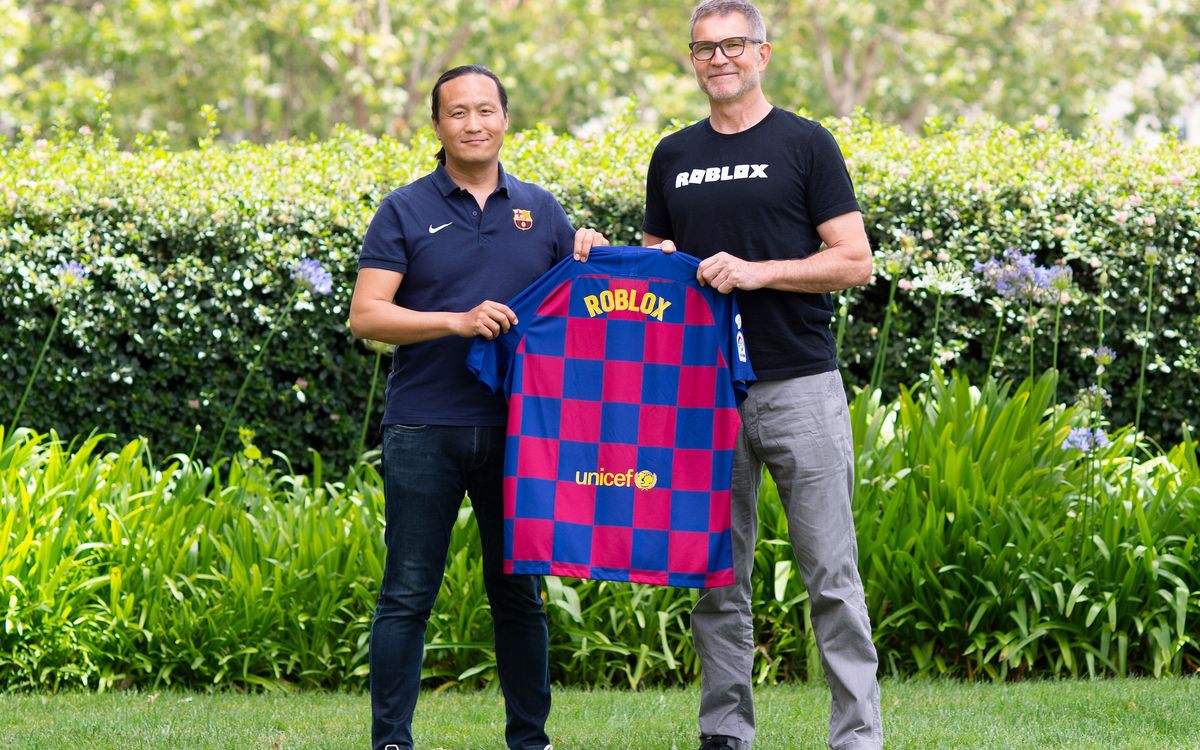 Barca And Roblox Join Forces To Bring More Than 90 Million Children And Teenagers Around The World Closer To The Club - t shirt roblox barcelona