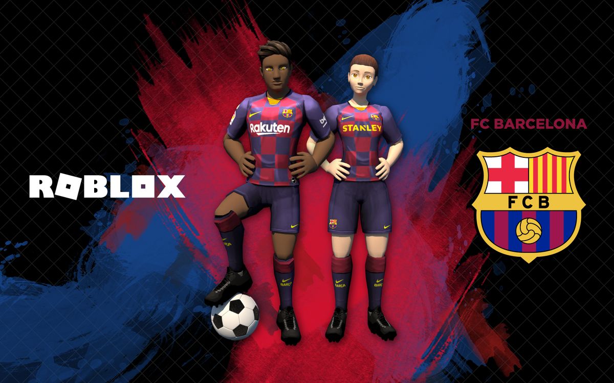 El Barça Une Fuerzas Con Roblox Para Acercar El Club - t shirt barcelona roblox