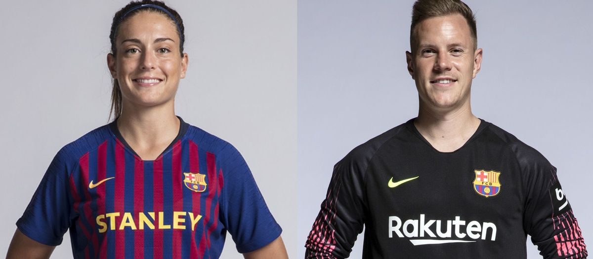 Ter Stegen and Alexia Putellas, Barça Players Award for best fair play of the season