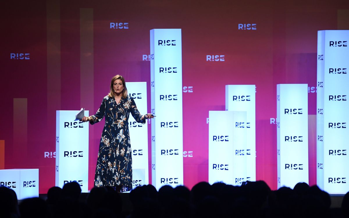 FC Barcelona board member Marta Plana discusses the Barça Innovation Hub at RISE technology conference, Hong Kong