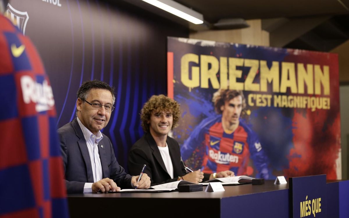 Josep Maria Bartomeu & Griezmann