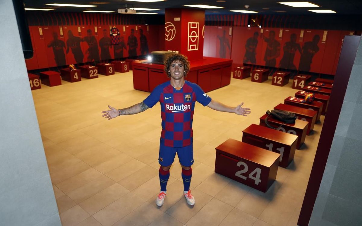 Es compleix un any de la presentació de Griezmann
