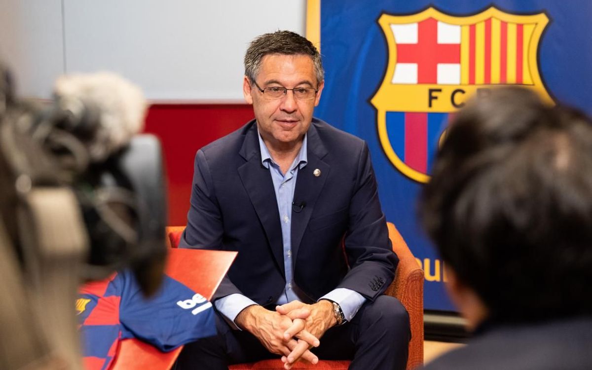 President Bartomeu features on Japanese media