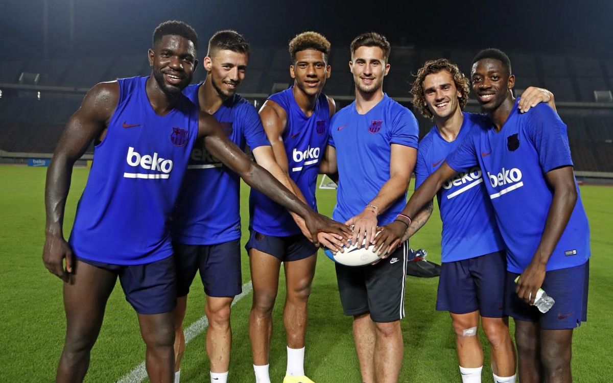 Les Bleus du Barça, derrière le XV de France