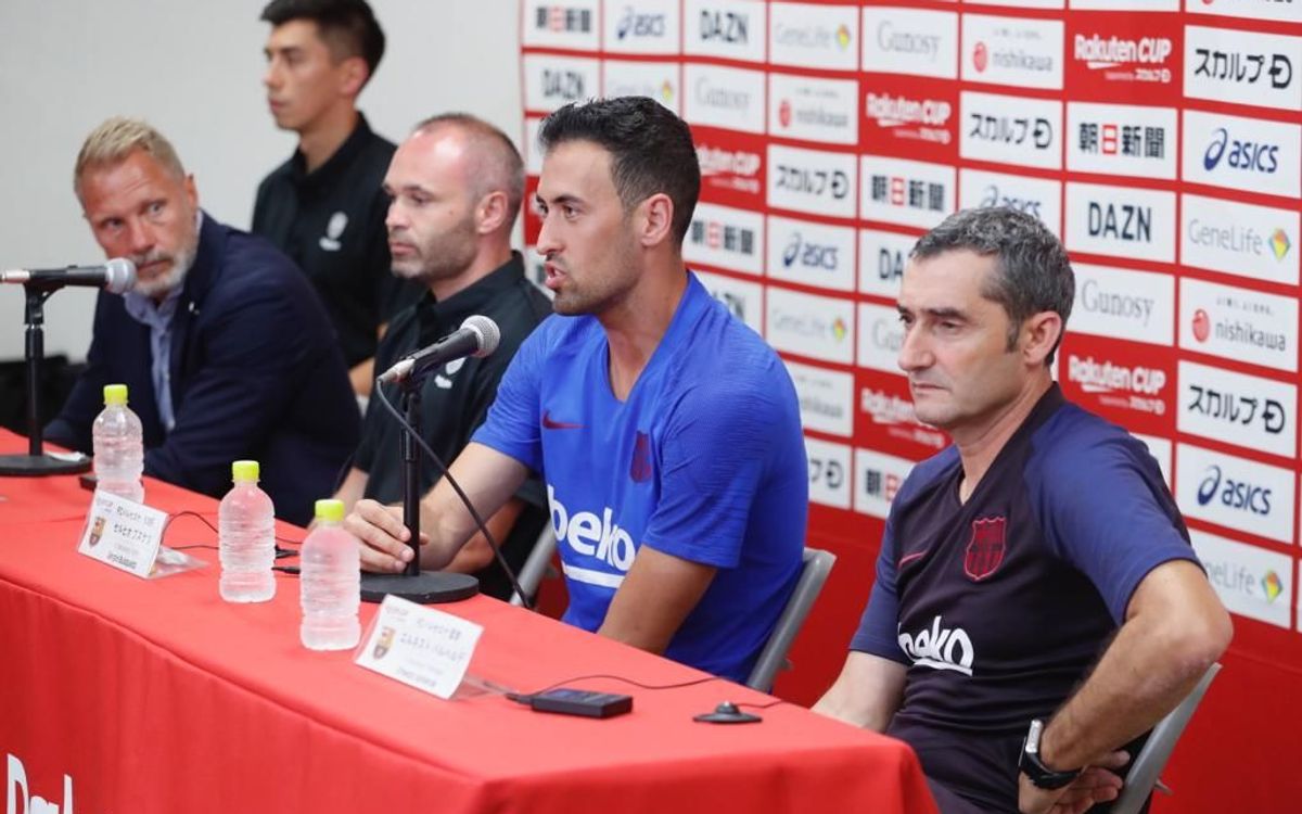 Las declaraciones de Valverde y Sergio Busquets en la previa de Kobe