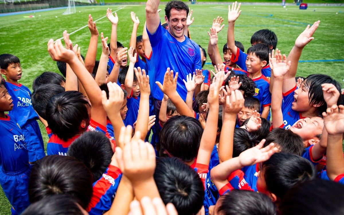 Les Barça Academy del Japó celebren un Barça Academy Clínic amb el Barça Legend Juliano Belletti