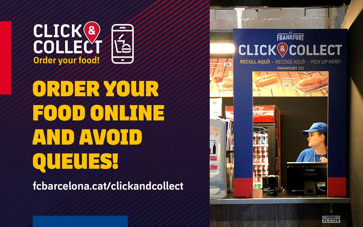 Click&Collect is here: order your food online and avoid the queues!