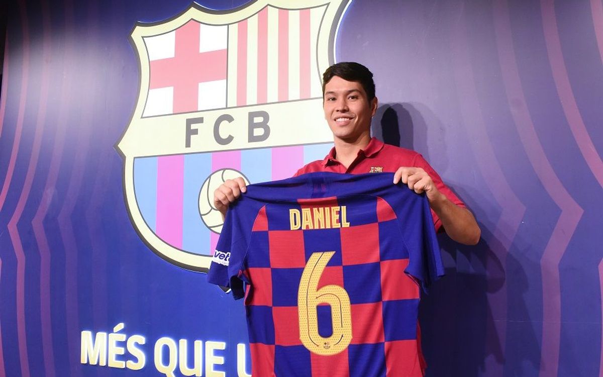 Daniel aterriza en Barcelona