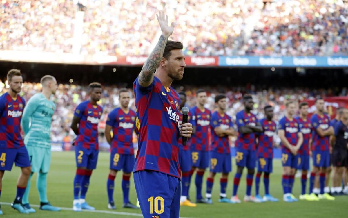 Barça 2019/20 squad presented at Camp Nou