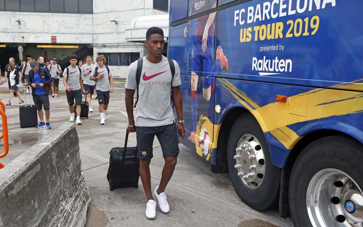 Barça touch down in the United States