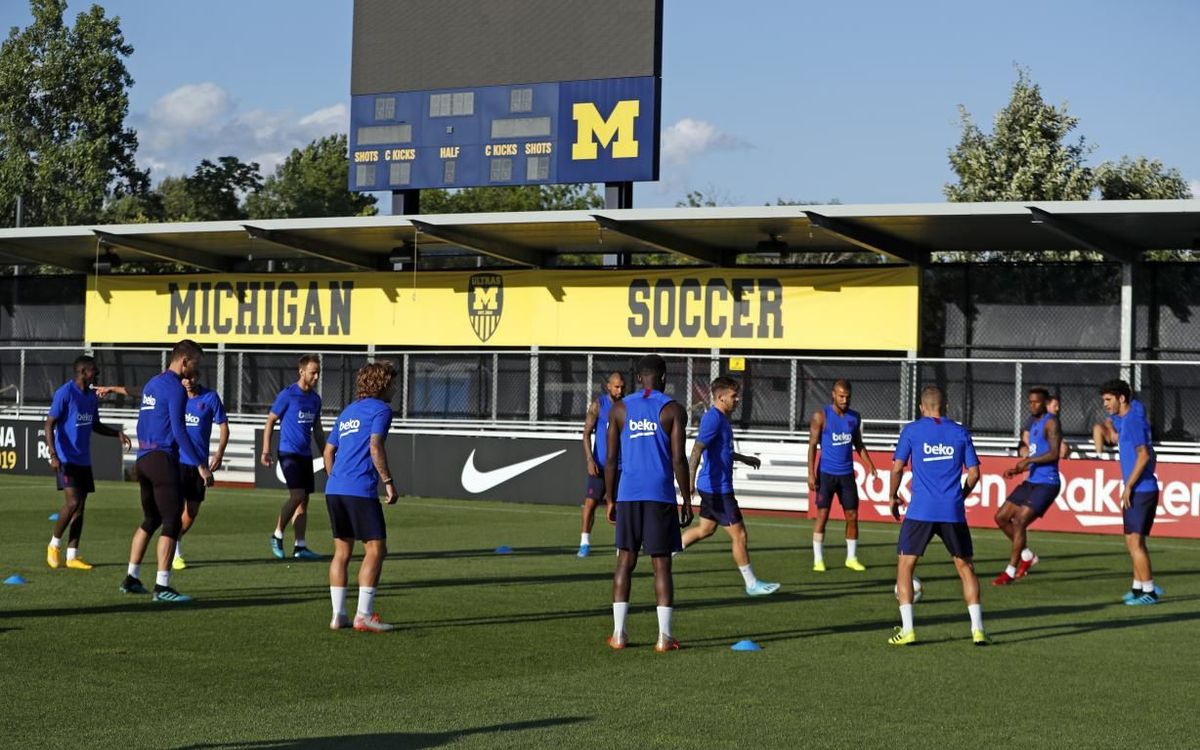 First training session in Michigan