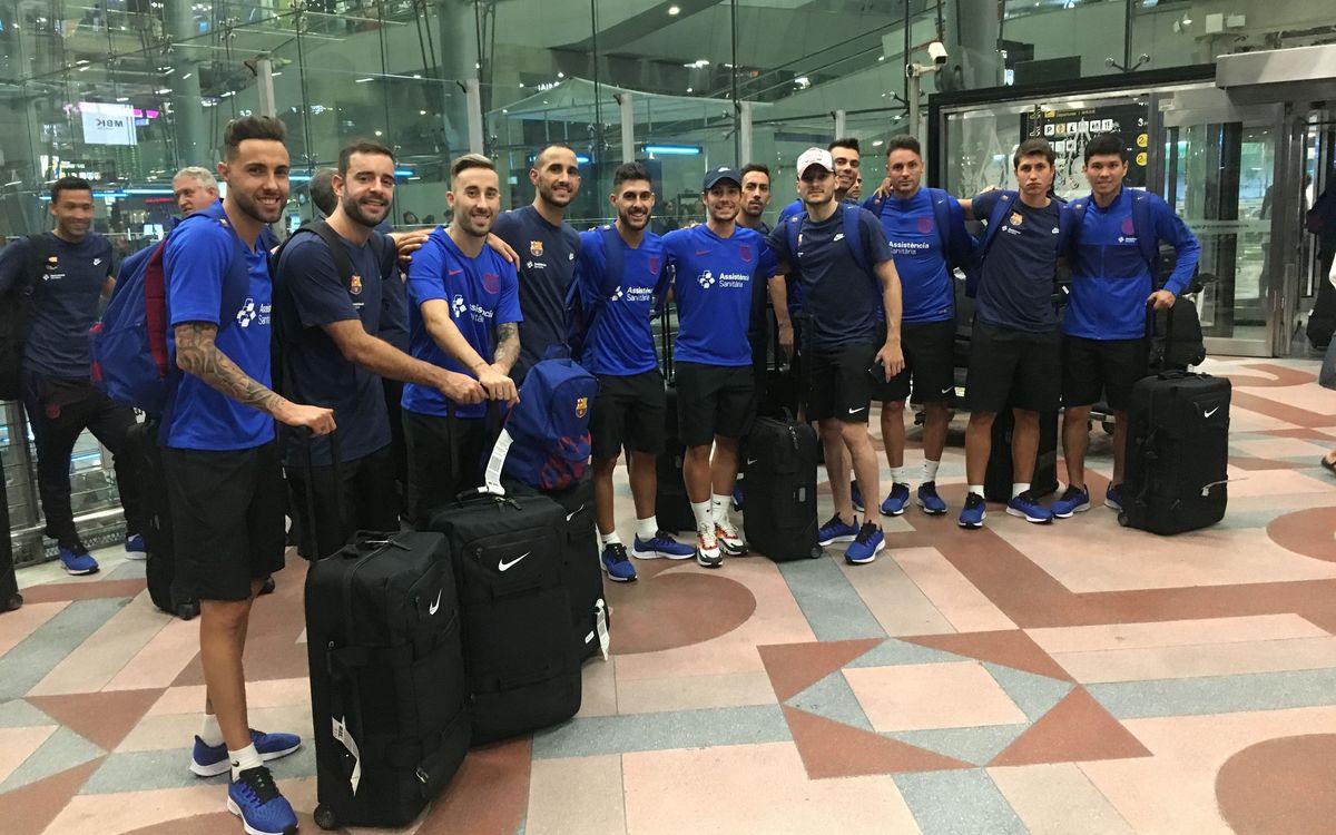 El Barça llega a Bangkok para disputar la Intercontinental