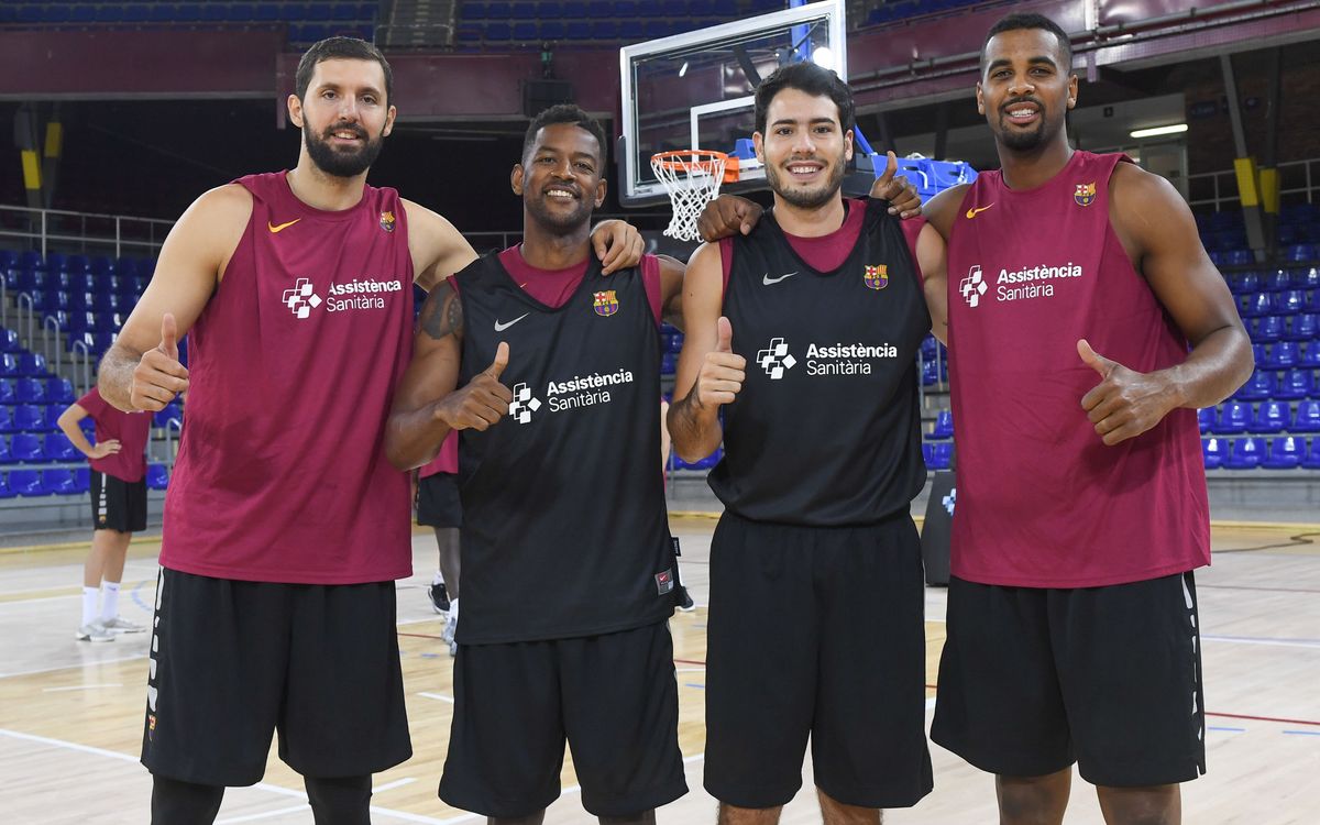 First day of work for Barça's basketball team in 2019/20
