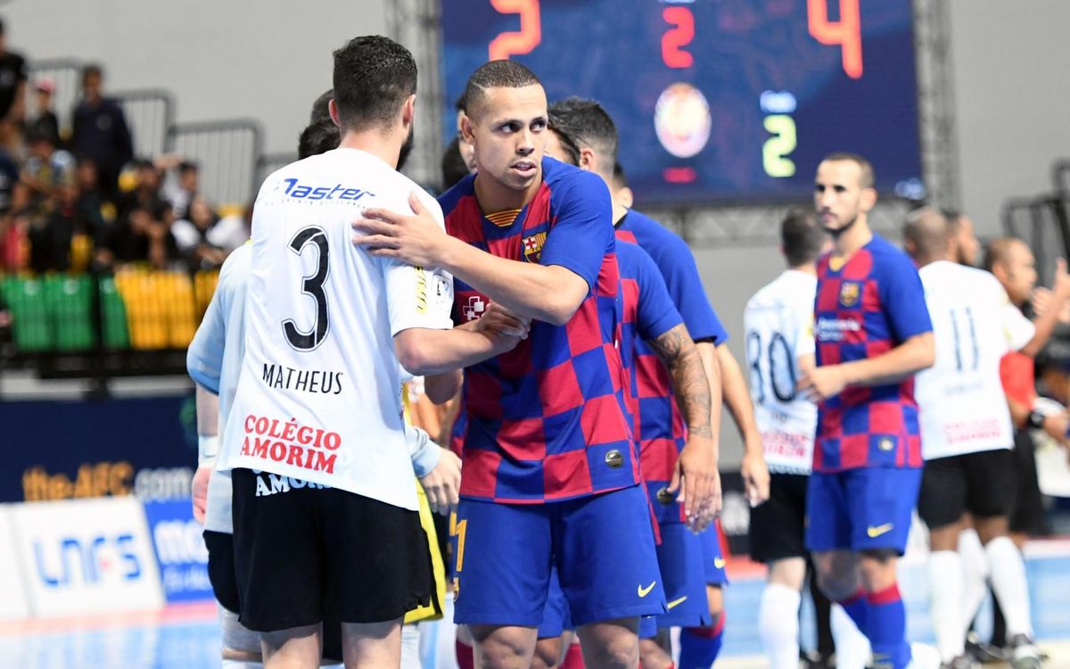 Barça-Corinthians: Finalizan en cuarta posición (2-4)