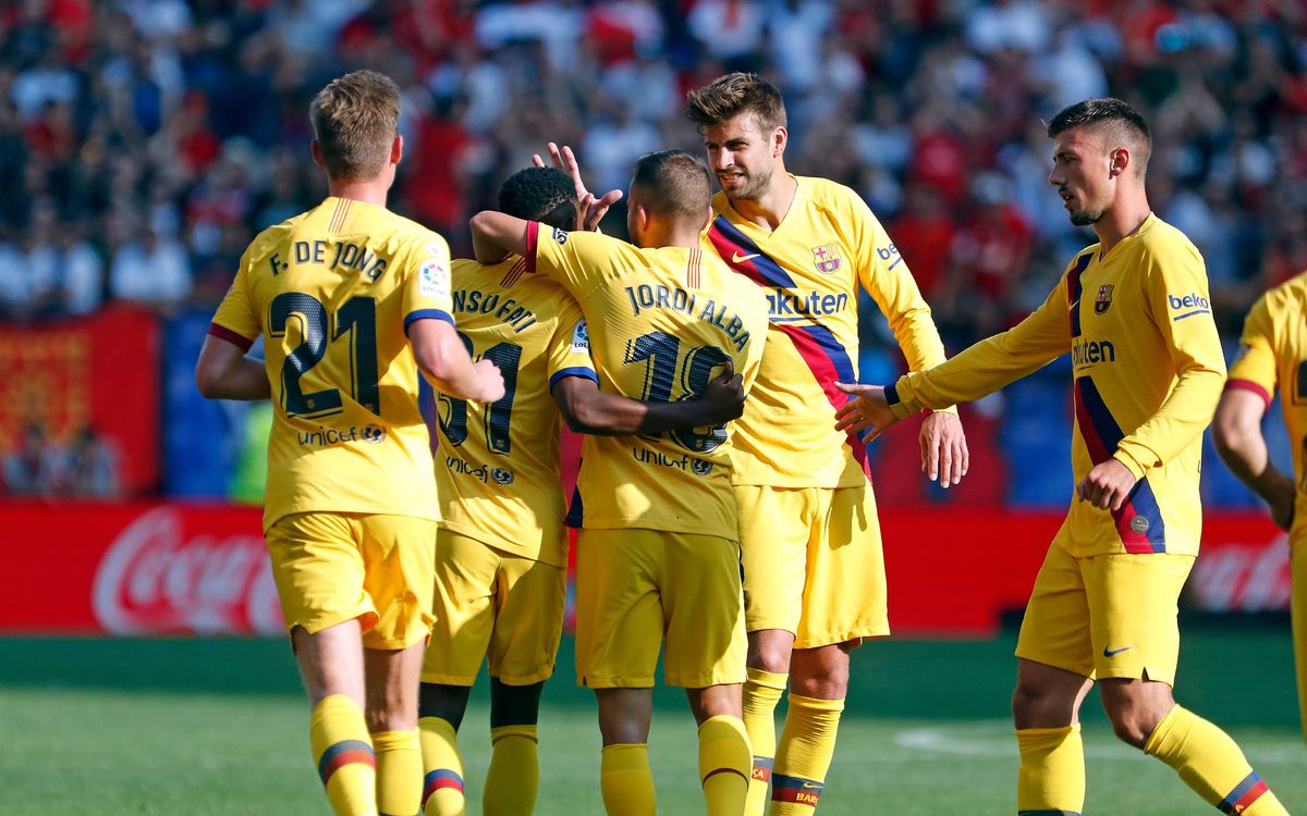 El Barça, l’equip amb més golejadors diferents en aquest inici de Lliga