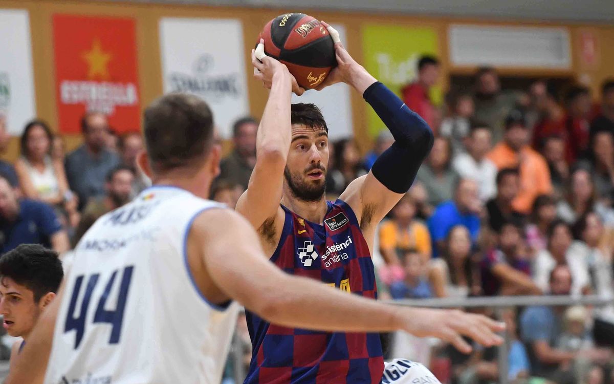 El Barça disputa la Liga Catalana en Badalona